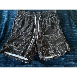 Shein Men's Black and Brown Swim-briefs-shorts